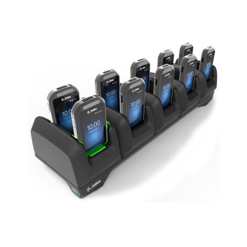 Zebra charging station, 10 slots Zebra charging station, 10 slots