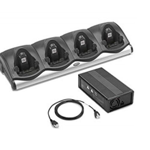 Zebra charging/communication station, 4 slots, ethernet Zebra charging/communication station, 4 slots, ethernet