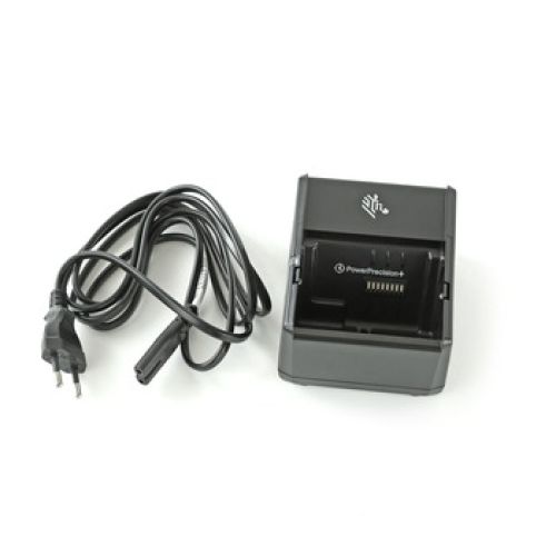 Zebra battery charging station, 1 slot, EU Zebra battery charging station, 1 slot, EU