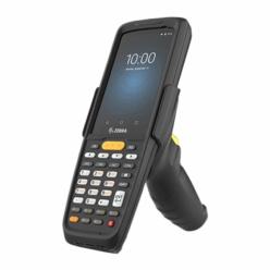 Zebra MC2200, 2D, Android, imager (SE4100), billentyűzet (34 gomb, numerikus), 10.5 cm (4''), Bluetooth, Wi-Fi (802.11ac), Micro SD, felbontás: 480x800 pixel, 480x640 pixel, Qualcomm Octa Core, 1.8 GHz, RAM: 2 GB, Flash: 16GB, IP65, tartalmaz: akkumulátor és kézi szíj