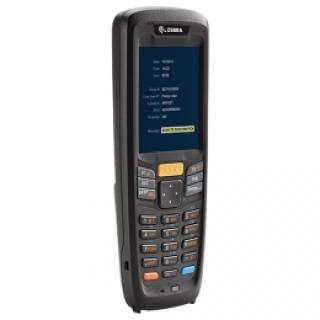 Zebra MC2180 adatgyűjtő: 1D, linear imager, billentyűzet (27 gomb, numerikus), érintő kijelző, 7.1cm (2.8''), USB, Bluetooth, Wi-Fi (802.11b/g/n), Micro SD foglalat (max. 32GB), 240x320 pixel, 624 MHz, RAM: 256 MB, Flash: 256 MB, Win CE 6.0 Pro., IP54, tartalmaz.: kábel (USB), tápegység, töltő/transmitter cradle, akkumulátor, külön rendelendő: tápkábel